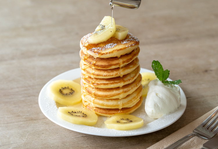 7段重ねのパンケーキ　Original 7-layered Pancakes